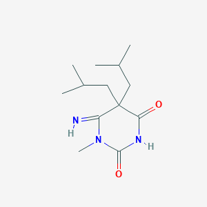 6-imino-5,5-diisobutyl-1-methyldihydro-2,4(1H,3H)-pyrimidinedione