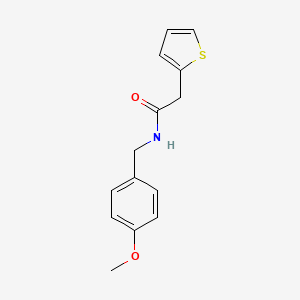 molecular formula C14H15NO2S B5597163 N-(4-methoxybenzyl)-2-(2-thienyl)acetamide 