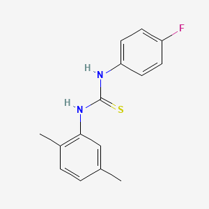 N-(2,5-dimethylphenyl)-N'-(4-fluorophenyl)thiourea