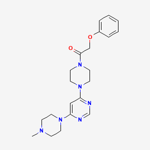 4-(4-methyl-1-piperazinyl)-6-[4-(phenoxyacetyl)-1-piperazinyl]pyrimidine