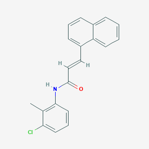 N-(3-chloro-2-methylphenyl)-3-(1-naphthyl)acrylamide