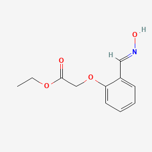 molecular formula C11H13NO4 B5597334 ethyl {2-[(hydroxyimino)methyl]phenoxy}acetate 