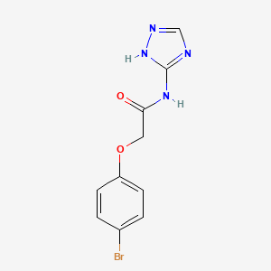 molecular formula C10H9BrN4O2 B5597426 2-(4-溴苯氧基)-N-1H-1,2,4-三唑-3-基乙酰胺 