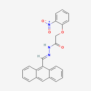 N'-(9-anthrylmethylene)-2-(2-nitrophenoxy)acetohydrazide