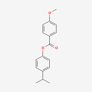 molecular formula C17H18O3 B5597472 4-isopropylphenyl 4-methoxybenzoate 