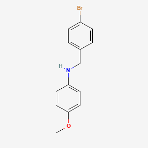 molecular formula C14H14BrNO B5597515 (4-溴苄基)(4-甲氧基苯基)胺 