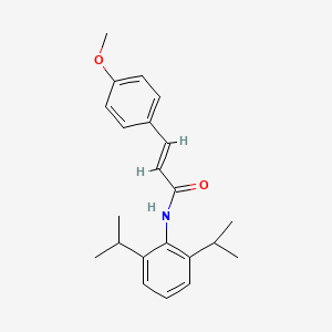 molecular formula C22H27NO2 B5597535 N-(2,6-diisopropylphenyl)-3-(4-methoxyphenyl)acrylamide 