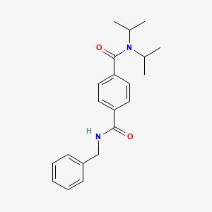 molecular formula C21H26N2O2 B5598078 N'-benzyl-N,N-diisopropylterephthalamide 