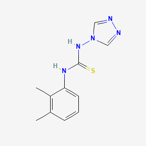 molecular formula C11H13N5S B5598162 N-(2,3-dimethylphenyl)-N'-4H-1,2,4-triazol-4-ylthiourea 