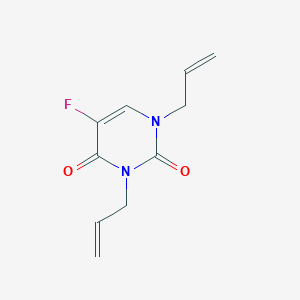 molecular formula C10H11FN2O2 B5598189 1,3-diallyl-5-fluoro-2,4(1H,3H)-pyrimidinedione 