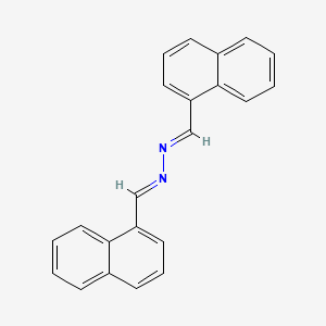 molecular formula C22H16N2 B5598222 1-naphthaldehyde (1-naphthylmethylene)hydrazone 