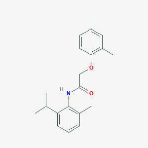 molecular formula C20H25NO2 B5598235 2-(2,4-dimethylphenoxy)-N-(2-isopropyl-6-methylphenyl)acetamide 