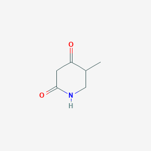 molecular formula C6H9NO2 B055983 5-Methylpiperidine-2,4-dione CAS No. 118263-96-0