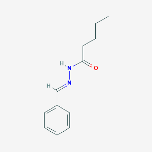 molecular formula C12H16N2O B5599057 N'-benzylidenepentanohydrazide 