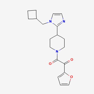 2-{4-[1-(cyclobutylmethyl)-1H-imidazol-2-yl]-1-piperidinyl}-1-(2-furyl)-2-oxoethanone