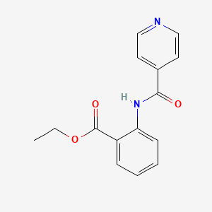 molecular formula C15H14N2O3 B5599248 ethyl 2-(isonicotinoylamino)benzoate 