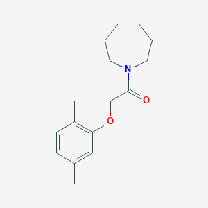 molecular formula C16H23NO2 B5599279 1-[(2,5-dimethylphenoxy)acetyl]azepane 