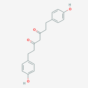 molecular formula C19H20O4 B055993 Tetrahydrobisdemethoxydiferuloylmethane CAS No. 113482-94-3