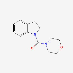molecular formula C13H16N2O2 B5599324 1-(4-吗啉羰基)吲哚 