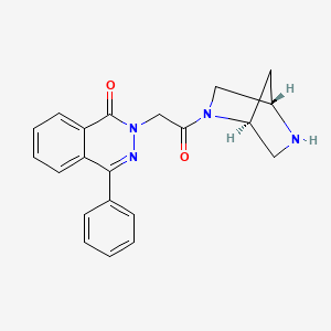 2-{2-[(1S,4S)-2,5-diazabicyclo[2.2.1]hept-2-yl]-2-oxoethyl}-4-phenyl-1(2H)-phthalazinone hydrochloride