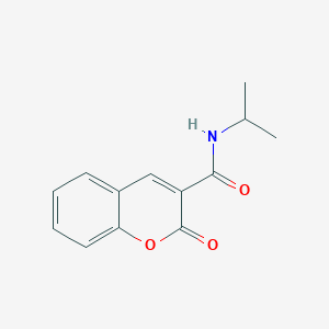 molecular formula C13H13NO3 B5599424 N-isopropyl-2-oxo-2H-chromene-3-carboxamide 