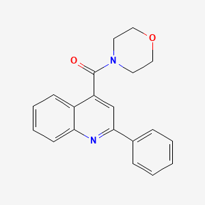 molecular formula C20H18N2O2 B5599499 4-(4-morpholinylcarbonyl)-2-phenylquinoline CAS No. 88067-73-6
