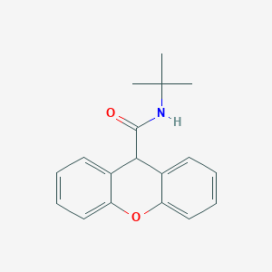 molecular formula C18H19NO2 B5599701 N-(tert-butyl)-9H-xanthene-9-carboxamide 