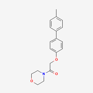 4-{[(4'-methyl-4-biphenylyl)oxy]acetyl}morpholine