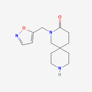 2-(1,2-Oxazol-5-ylmethyl)-2,9-diazaspiro[5.5]undecan-3-one