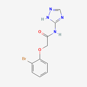 molecular formula C10H9BrN4O2 B5600018 2-(2-bromophenoxy)-N-(1H-1,2,4-triazol-3-yl)acetamide 