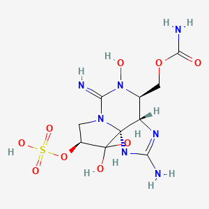 molecular formula C10H17N7O9S B560002 Gonyautoxin-4 CAS No. 64296-26-0