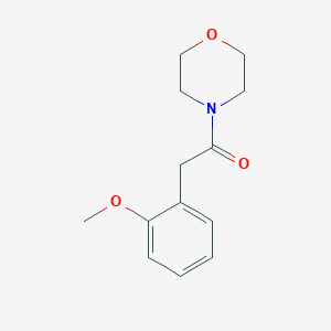 molecular formula C13H17NO3 B5600158 4-[(2-methoxyphenyl)acetyl]morpholine 