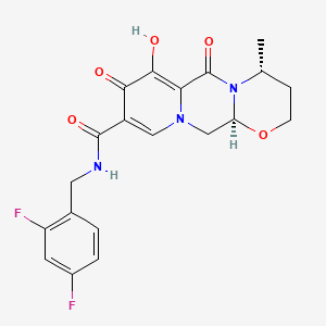 molecular formula C₂₀H₁₉F₂N₃O₅ B560016 Dolutegravir CAS No. 1051375-16-6