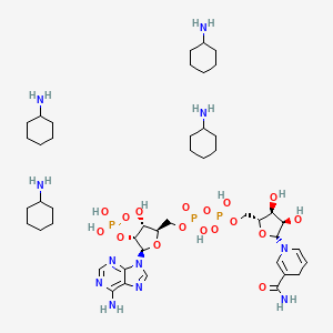 molecular formula C45H82N11O17P3 B560022 NADPH tetracyclohexanamine CAS No. 100929-71-3
