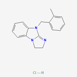 9-(2-methylbenzyl)-2,9-dihydro-3H-imidazo[1,2-a]benzimidazole hydrochloride