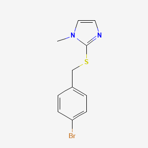 2-[(4-bromobenzyl)thio]-1-methyl-1H-imidazole