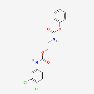 2-[(phenoxycarbonyl)amino]ethyl (3,4-dichlorophenyl)carbamate