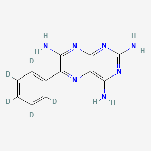 molecular formula C12H11N7 B560047 Triamteren D5 CAS No. 1189922-23-3