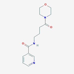 N-[4-(4-morpholinyl)-4-oxobutyl]nicotinamide