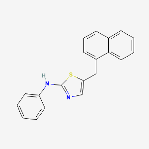 5-(naphthalen-1-ylmethyl)-N-phenyl-1,3-thiazol-2-amine