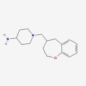 1-(2,3,4,5-tetrahydro-1-benzoxepin-4-ylmethyl)-4-piperidinamine dihydrochloride