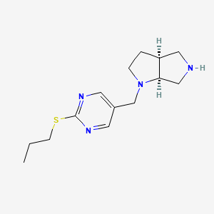 rel-(3aS,6aS)-1-{[2-(propylthio)-5-pyrimidinyl]methyl}octahydropyrrolo[3,4-b]pyrrole dihydrochloride