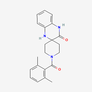 1-(2,6-dimethylbenzoyl)-1',4'-dihydro-3'H-spiro[piperidine-4,2'-quinoxalin]-3'-one