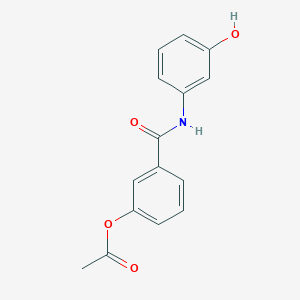 3-[(3-Hydroxyphenyl)carbamoyl]phenyl acetate