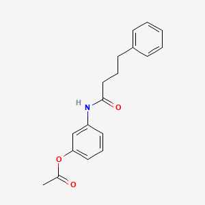 [3-(4-Phenylbutanoylamino)phenyl] acetate