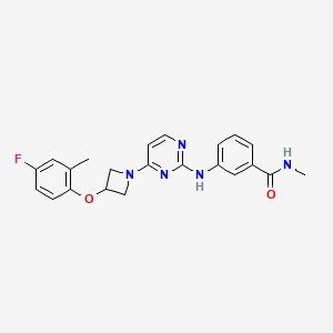 molecular formula C22H22FN5O2 B560092 Nav1.7-IN-2 CAS No. 1332295-35-8