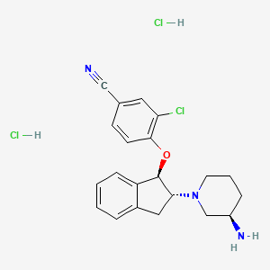 molecular formula C21H24Cl3N3O B560093 SAR7334 hydrochloride CAS No. 1333207-63-8