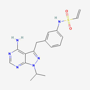 molecular formula C17H20N6O2S B560104 T338C Src-IN-1 CAS No. 1351926-90-3
