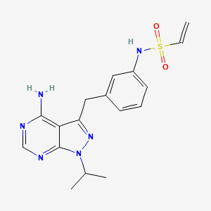 molecular formula C17H20N6O2S B560104 T338C Src-IN-1 