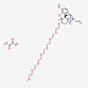 molecular formula C36H55NO15 B560108 Naloxegol oxalate CAS No. 1354744-91-4